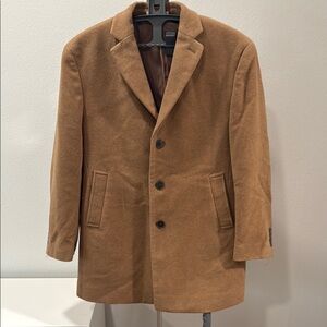 Men's Tan Wool Coat